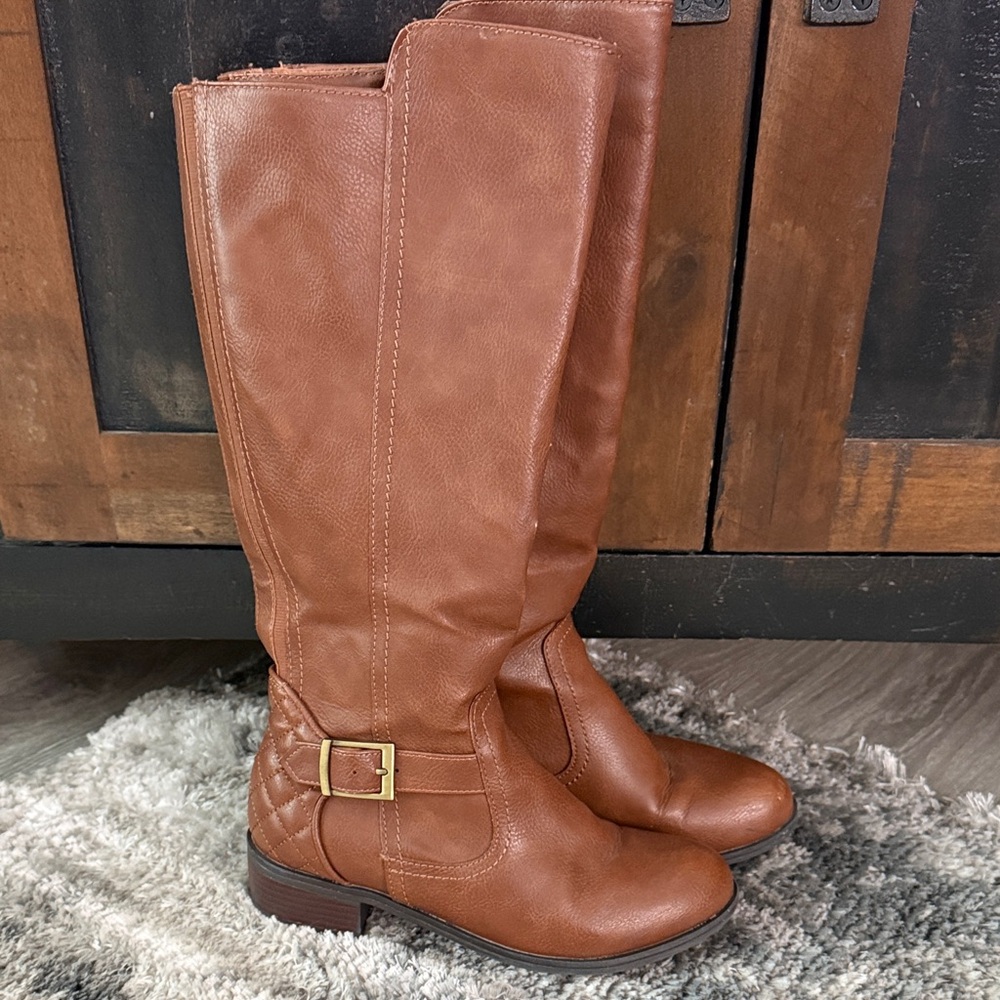 Brown Leather Boots